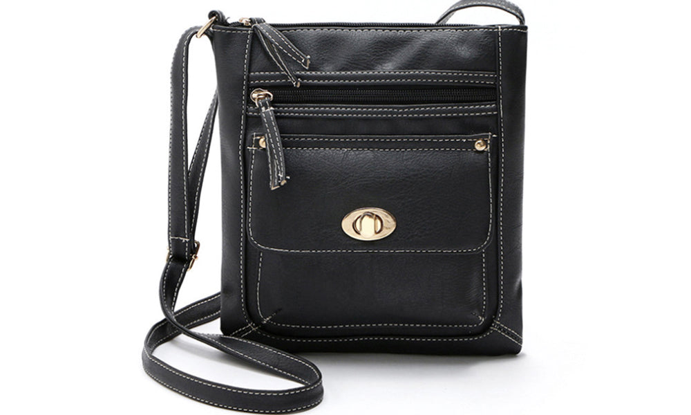 Womens Multifunction Cross-body Bag With Clasp