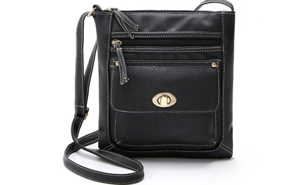 Womens Multifunction Cross-body Bag With Clasp