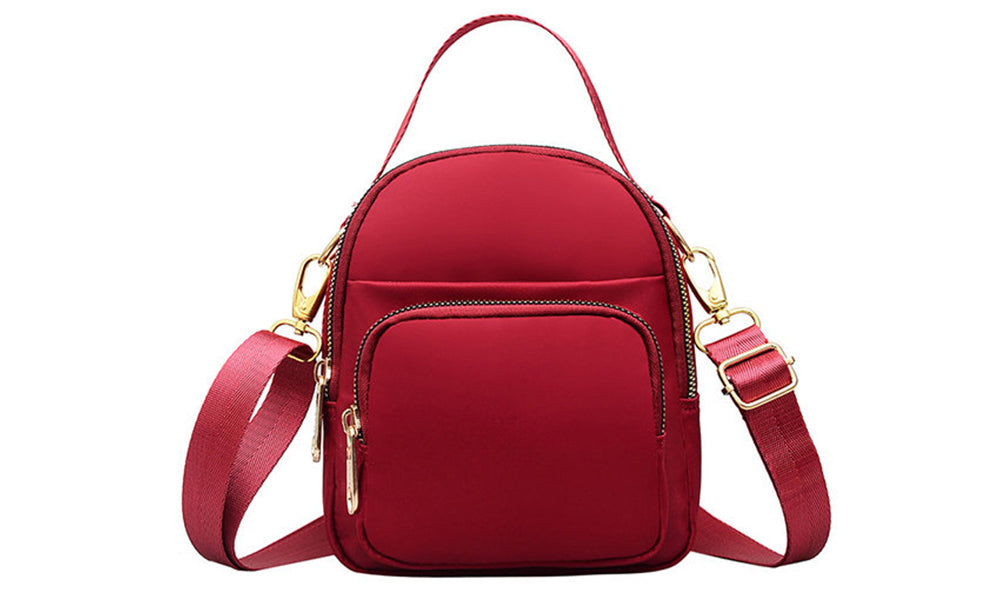 Women Nylon Multi-pocket Crossbody Bag