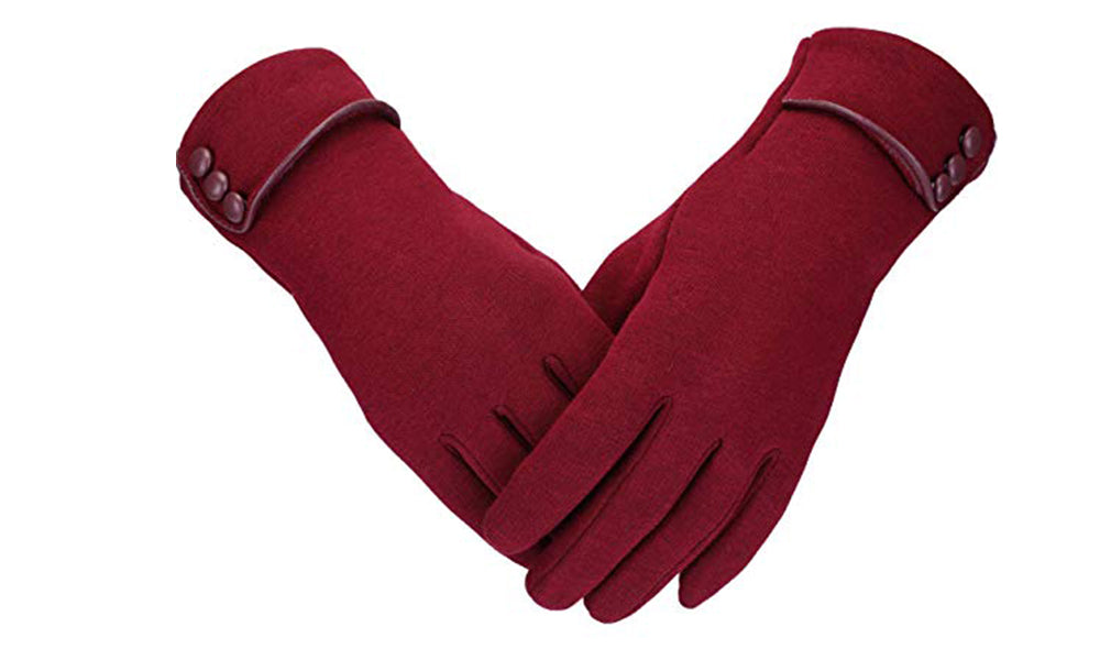 Woman's Winter Touchscreen Cotton Gloves
