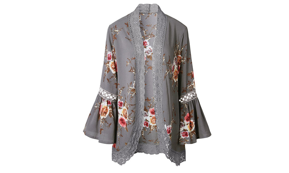 Women's Bell Sleeve Kimono