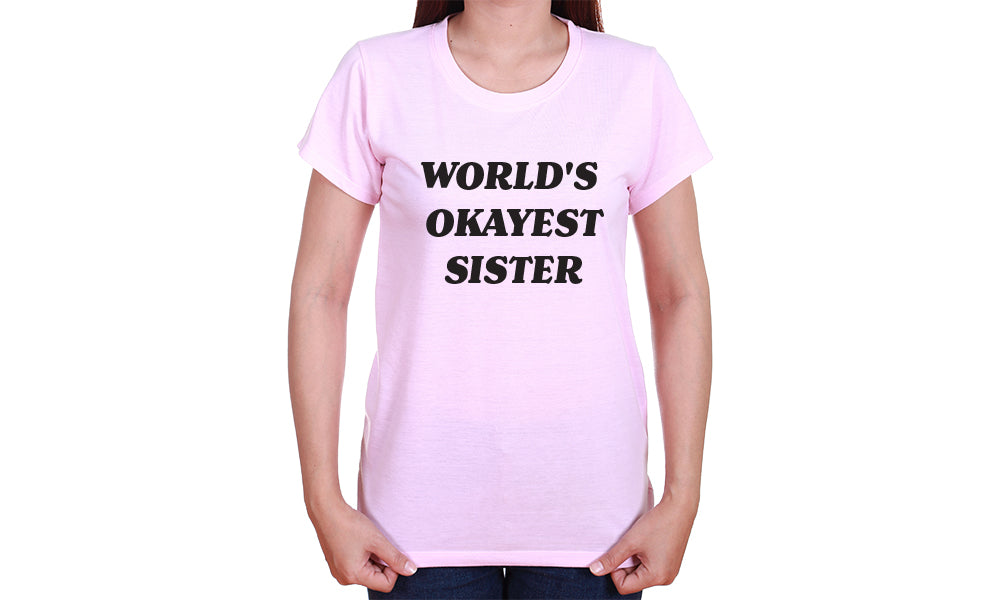 Worlds Okayest Brother Sister T-Shirts