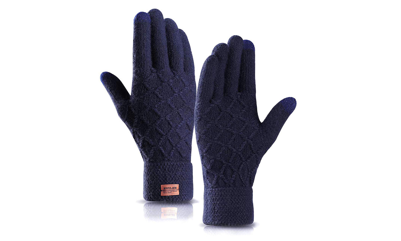 Unisex Diamond Thermal Touchscreen Gloves