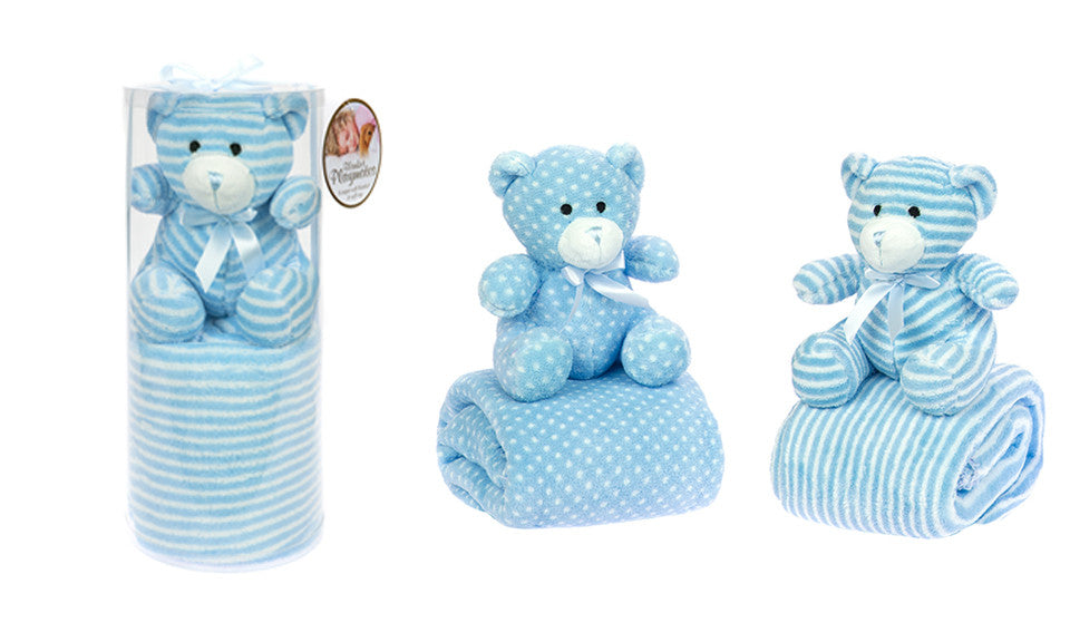 Super Soft Blanket & Teddy Toy Gift Set