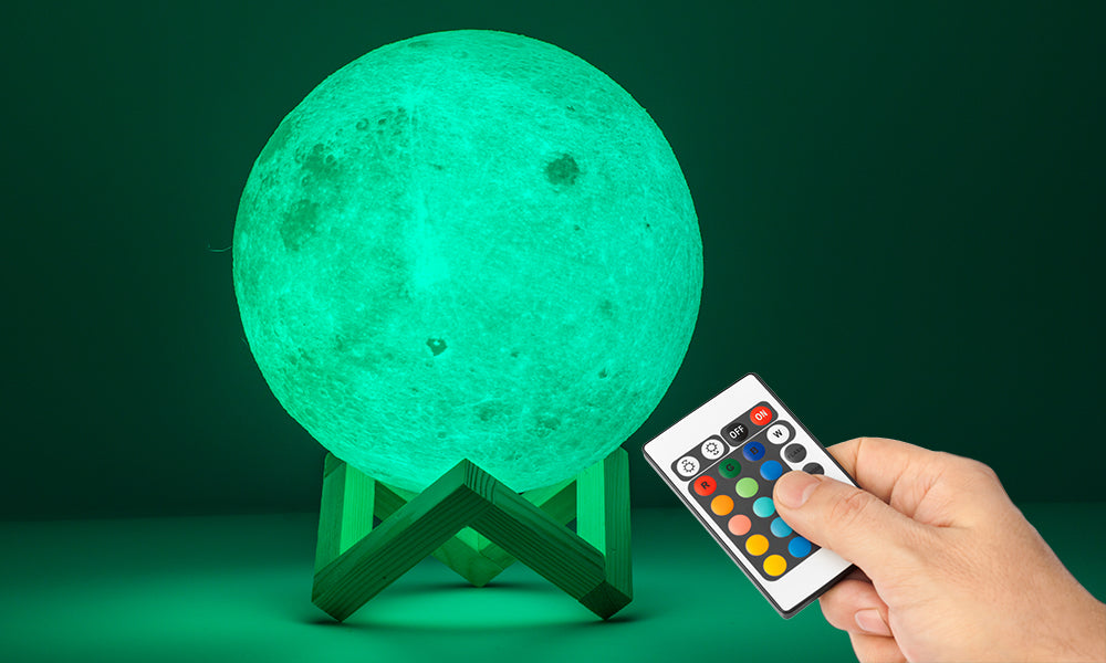 GloBrite Colour Changing Moon Lamps with Remote