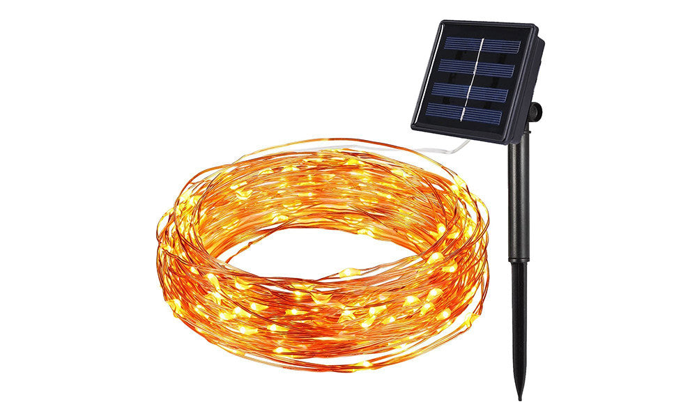 GloBrite 50, 100, 200 LED Copper String Solar Lights