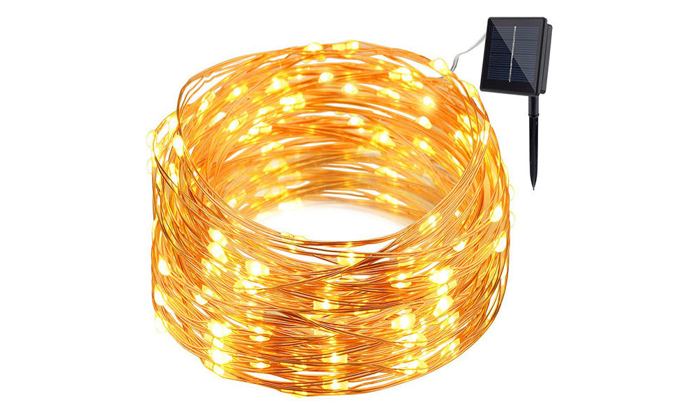 GloBrite 50, 100, 200 LED Copper String Solar Lights
