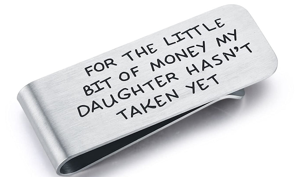 Daughter Dad Money Clip Gift