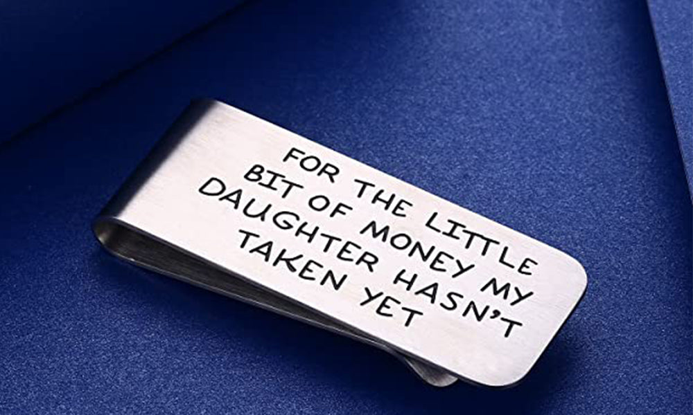 Daughter Dad Money Clip Gift