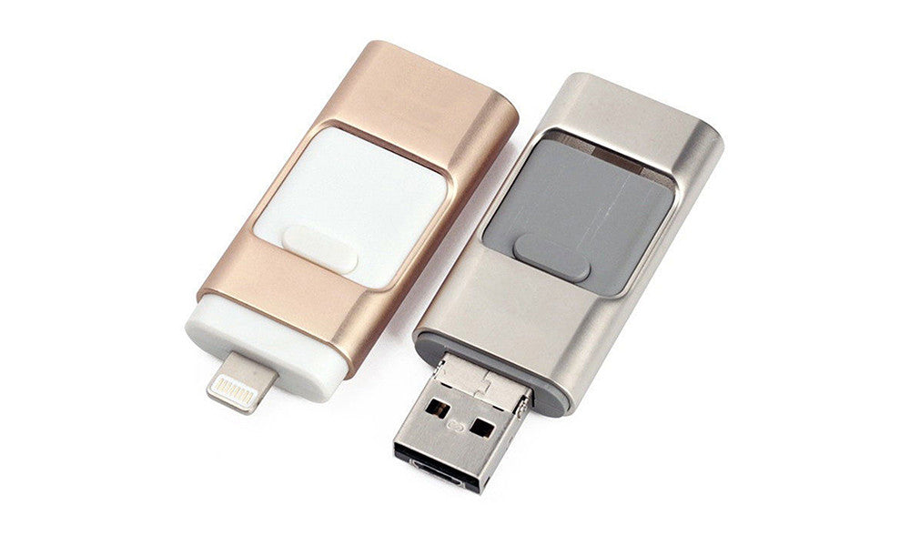 3 in 1 iFlash Drive Memory stick for iPhone, Android and USB2.0