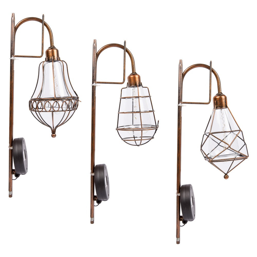 Vintage Solar Post Lights