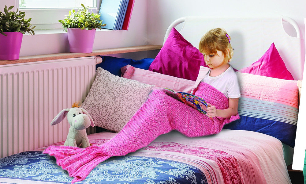 Small Kids' Mermaid Blanket