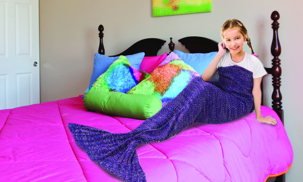 Small Kids' Mermaid Blanket