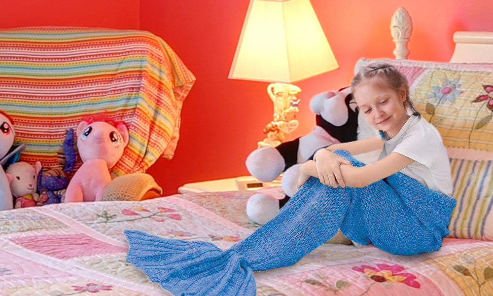 Small Kids' Mermaid Blanket