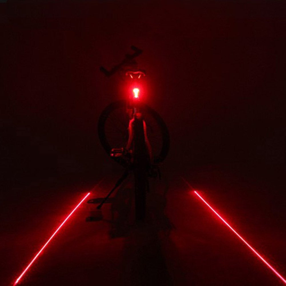 Bicycle Cycling Red Laser LED Tail Light