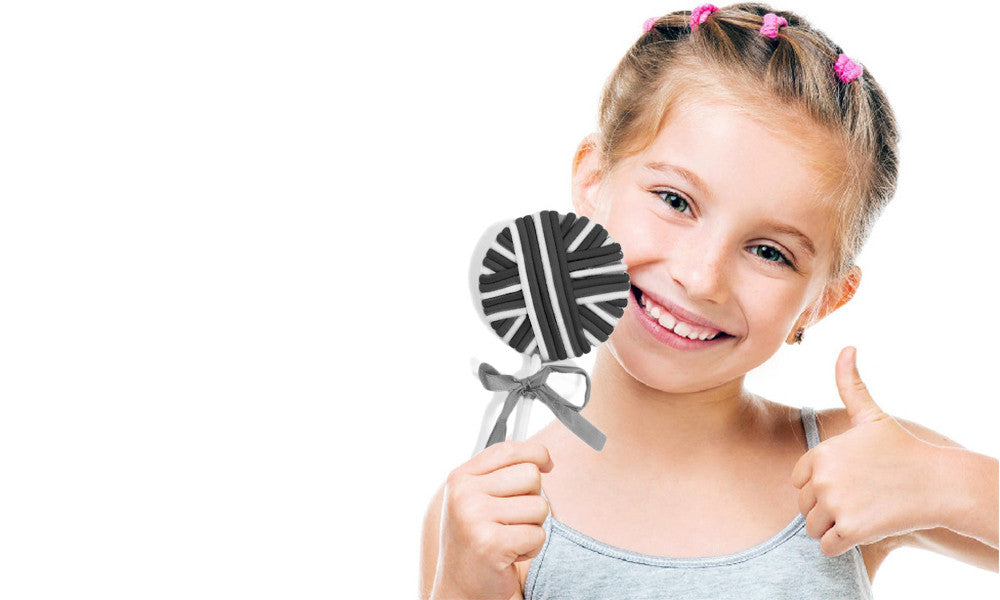 Lollipop Rubber Hair Bands (Pack Of 24)