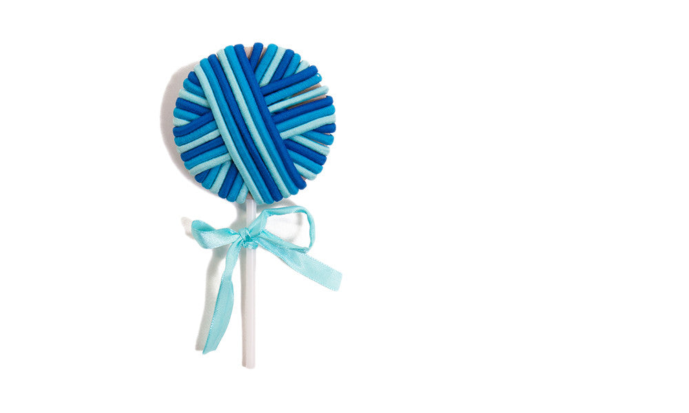 Lollipop Rubber Hair Bands (Pack Of 24)