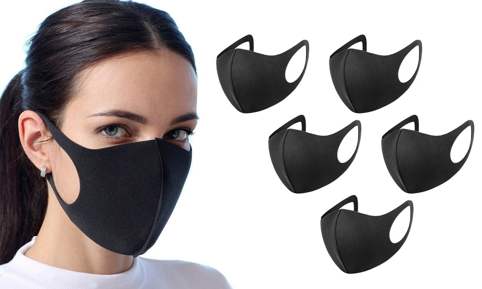Pack of 5 Anti Pollution Masks