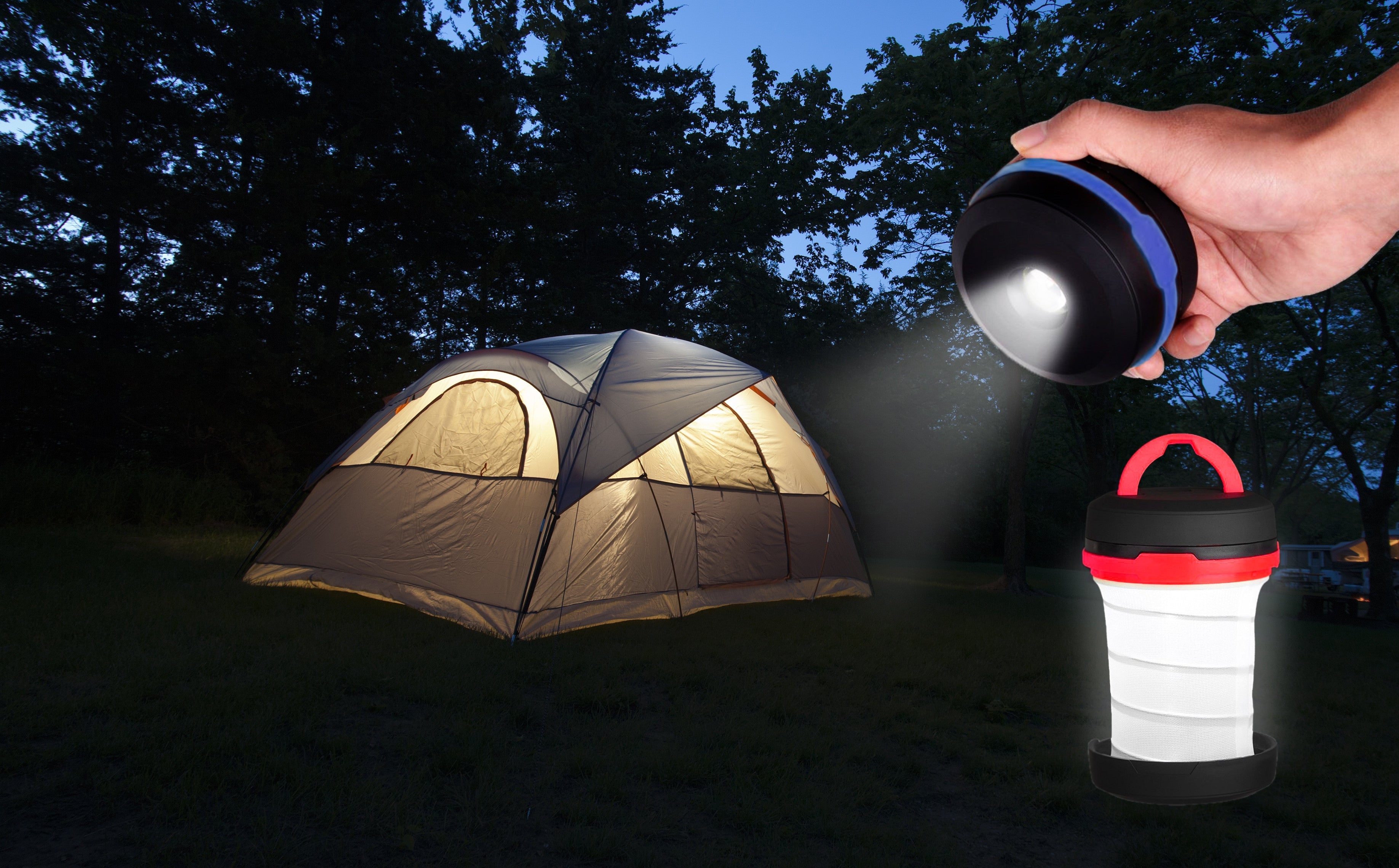 Kingavon 1W Expanding Camping Lantern