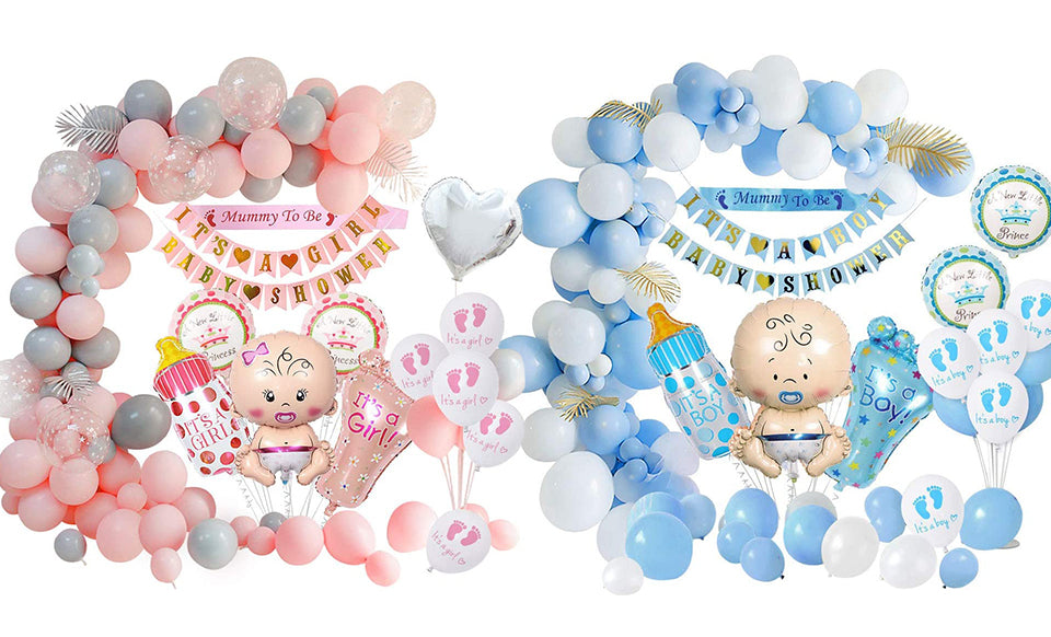 Balloon Decoration Baby Shower Decorations Boy Amazon Amazon