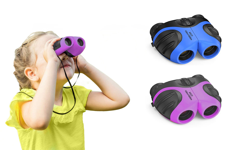 Kids' Shockproof 8x Magnifying Binoculars