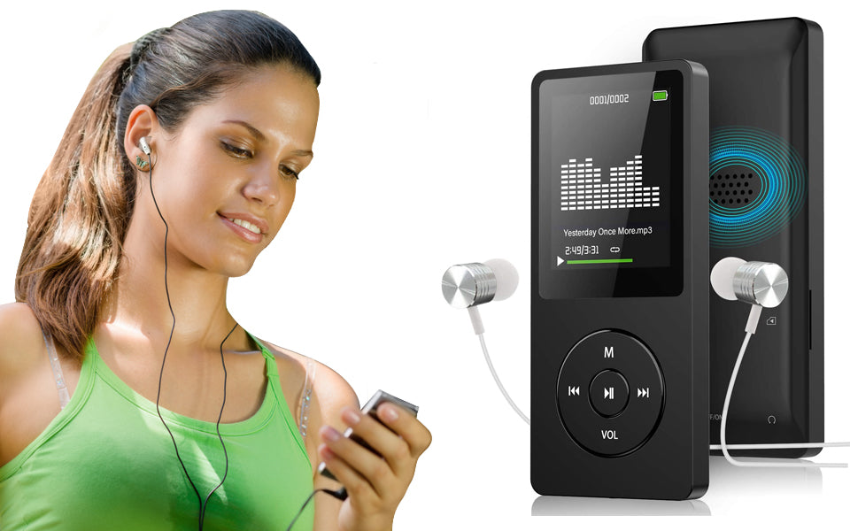 Ultra Slim MP3 Player with FM Radio and Voice Recorder