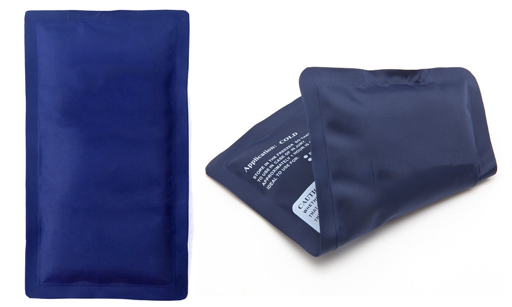 Reusable Hot/Cold Gel Pack - With Compress Wrap for Fast Pain Relief