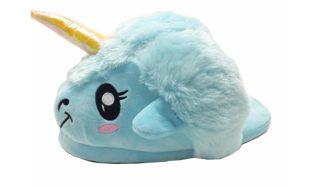 Big unicorn shop slippers