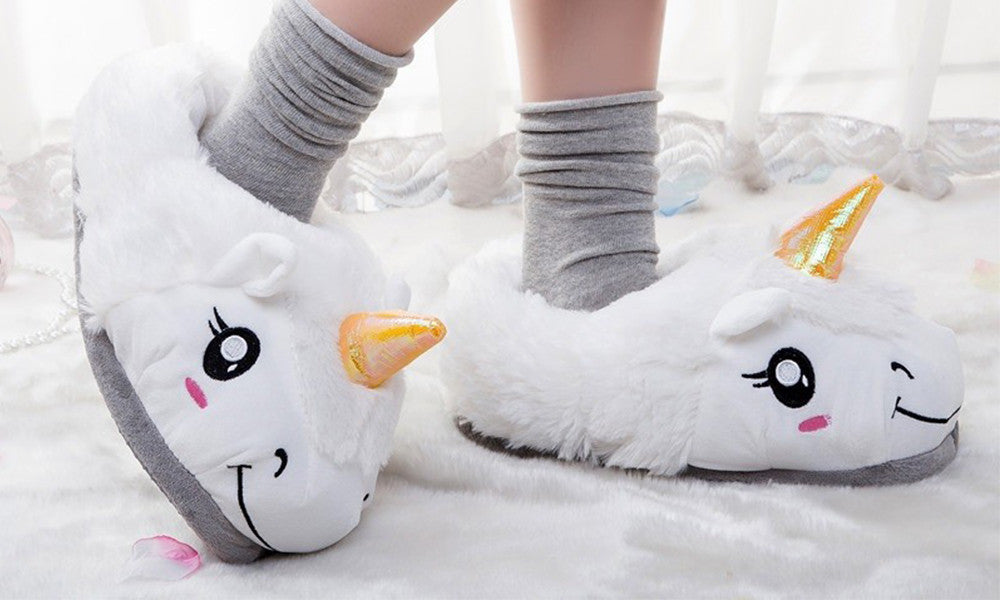 Women's Unicorn Novelty Slippers in 4 Colours